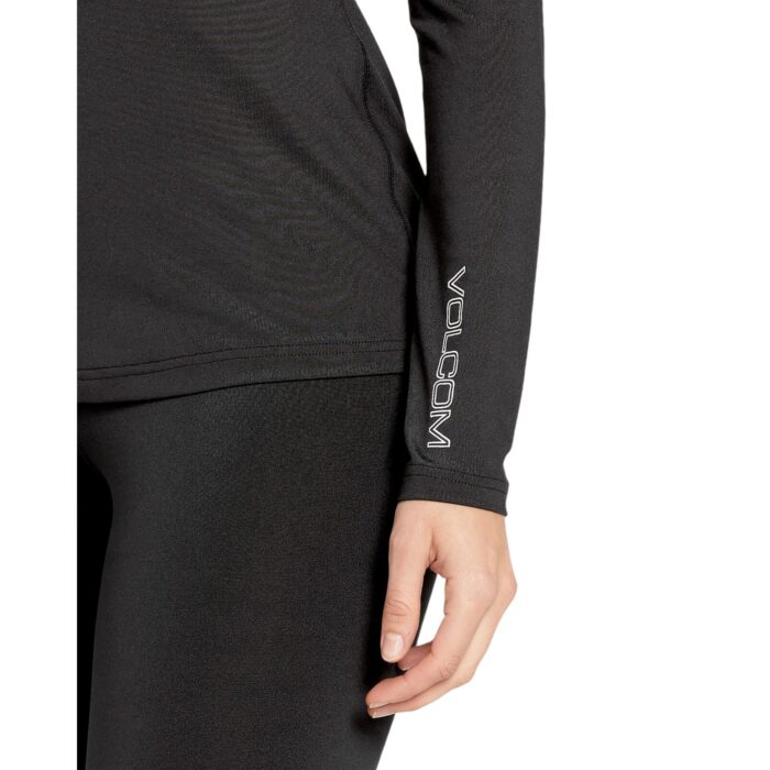 VOLCOM W V-SCIENCE CREW BASE LAYER TOP BLACK - Image 5