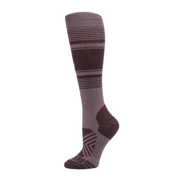 VOLCOM WOMEN STONE LINES OTC SNOW SOCKS DUSTY LAVENDER - Image 3