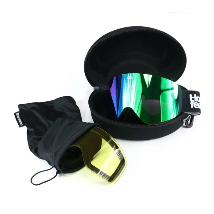 HORSEFEATHERS EDMOND SNOW GOGGLES BLACK MIRROR GREEN - Εικόνα 3