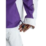 BURTON FROSTNER 2L ANORAK SNOW JACKET IMPERIAL PURPLE STOUT WHITE - Image 8