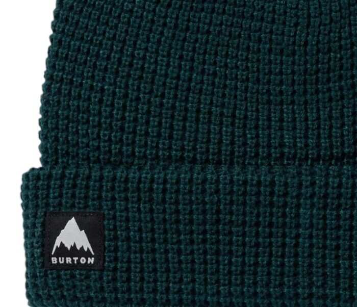 BURTON RECYCLED WAFFLE BEANIE DEEP EMERALD - Image 3