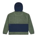 PICTURE PEMBERTON ZIP FLEECE GREEN SPRAY DARK BLUE - Image 2