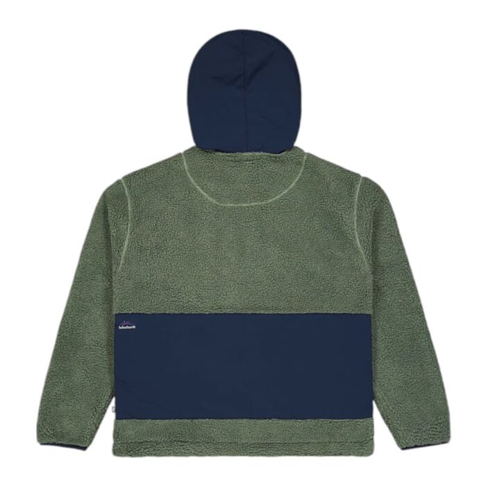 PICTURE PEMBERTON ZIP FLEECE GREEN SPRAY DARK BLUE - Image 2