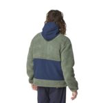 PICTURE PEMBERTON ZIP FLEECE GREEN SPRAY DARK BLUE - Image 4
