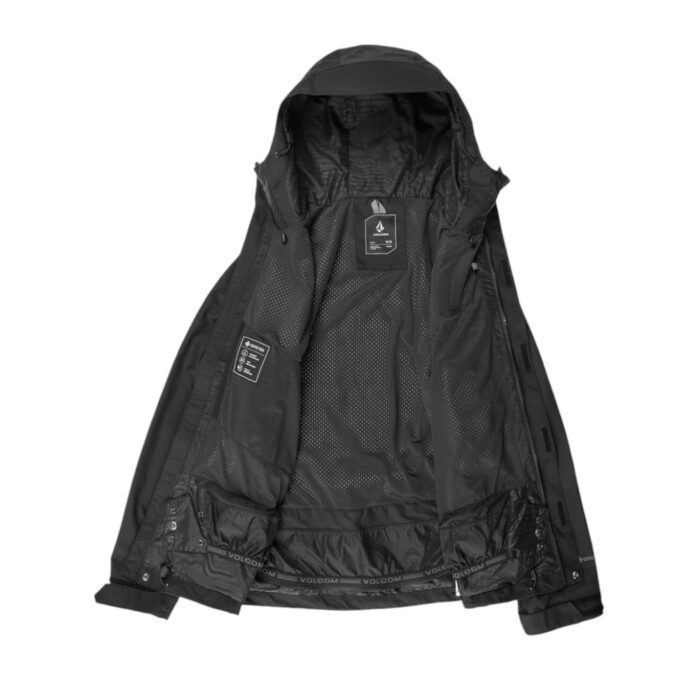 VOLCOM DUA GORE-TEX SNOW JACKET BLACK - Image 3