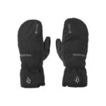 VOLCOM STAY DRY GORE-TEX SNOW MITTENS BLACK