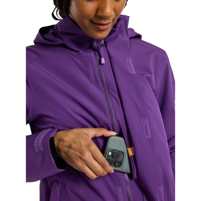 BURTON W JET RIDGE SNOW JACKET IMPERIAL PURPLE - Image 8
