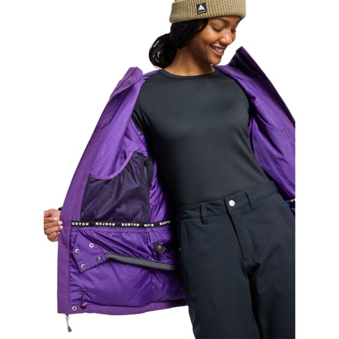 BURTON W JET RIDGE SNOW JACKET IMPERIAL PURPLE - Image 2