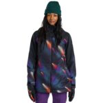 BURTON W LELAH SNOW JACKET TRUE BLACK COMETS - Image 4