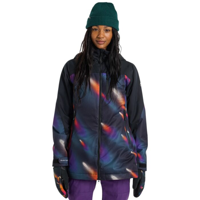BURTON W LELAH SNOW JACKET TRUE BLACK COMETS - Image 4