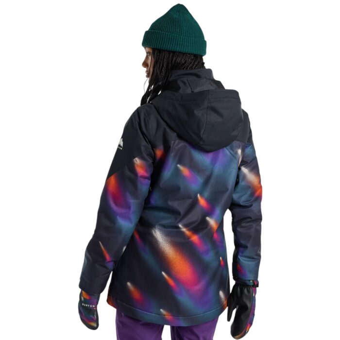 BURTON W LELAH SNOW JACKET TRUE BLACK COMETS - Image 5