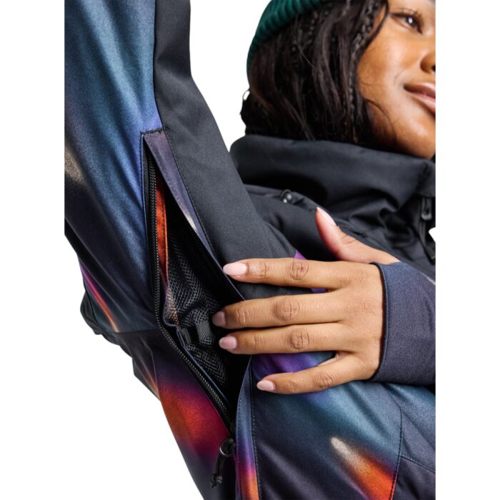 BURTON W LELAH SNOW JACKET TRUE BLACK COMETS - Image 7