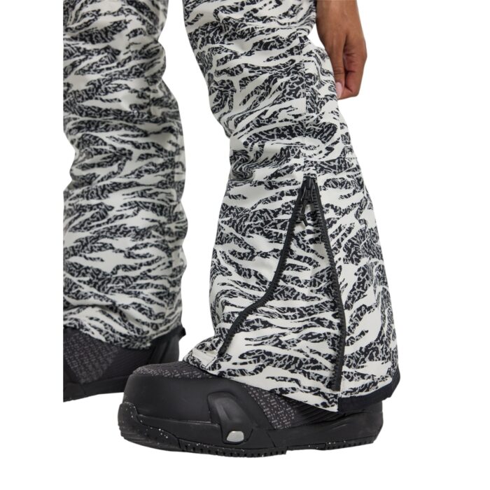 BURTON W MARCY HIGH RISE SNOWBOARD PANT ZEBRA CAMO - Image 3