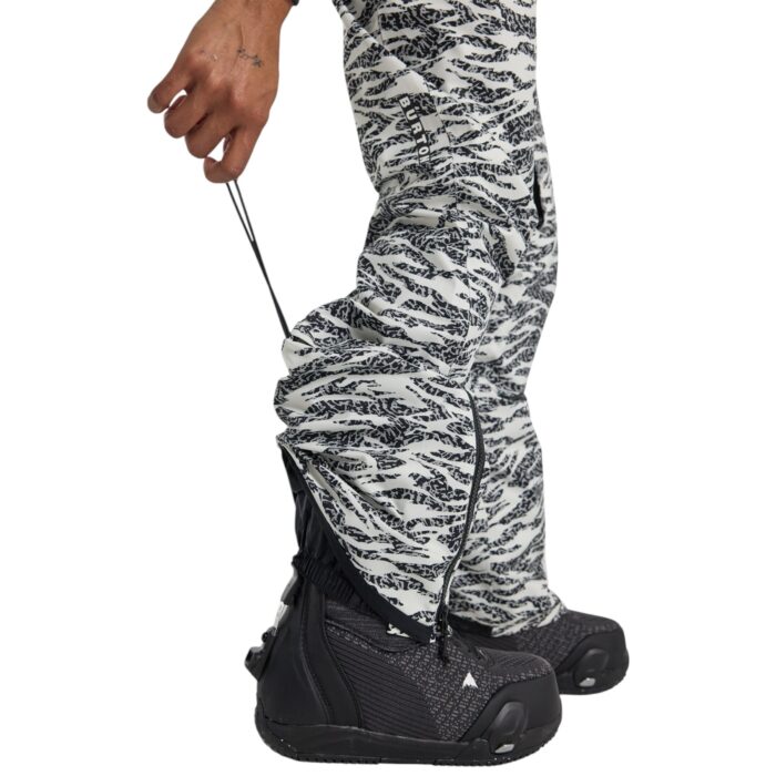 BURTON W MARCY HIGH RISE SNOWBOARD PANT ZEBRA CAMO - Image 5