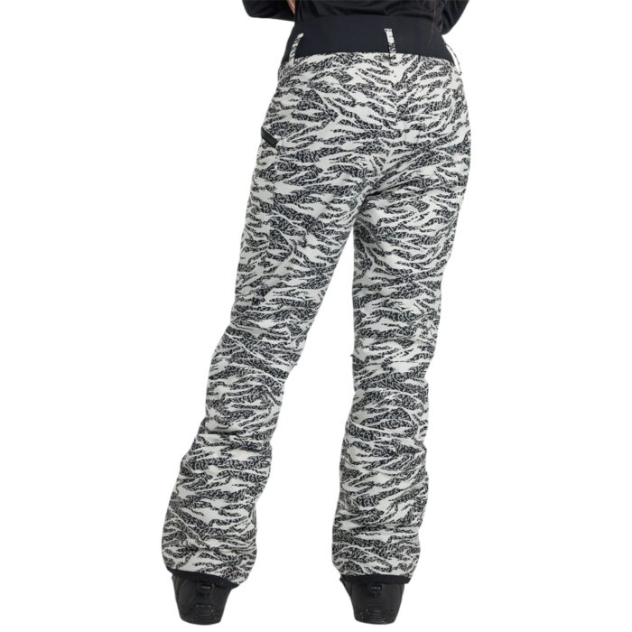 BURTON W MARCY HIGH RISE SNOWBOARD PANT ZEBRA CAMO - Image 6