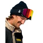 VOLCOM ODYSSEY SNOW GOGGLES MATTE BLACK RED CHROME + BONUS LENS YELLOW - Image 6