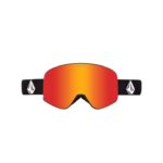 VOLCOM ODYSSEY SNOW GOGGLES MATTE BLACK RED CHROME + BONUS LENS YELLOW - Image 7