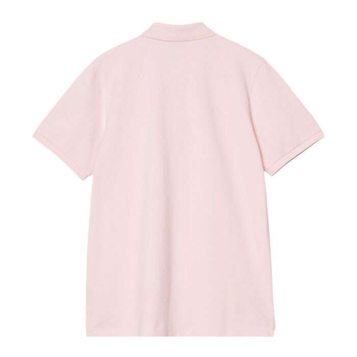 CARHARTT WIP CHASE PIQUE POLO AIR PINK GOLD - Image 2