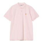 CARHARTT WIP CHASE PIQUE POLO AIR PINK GOLD