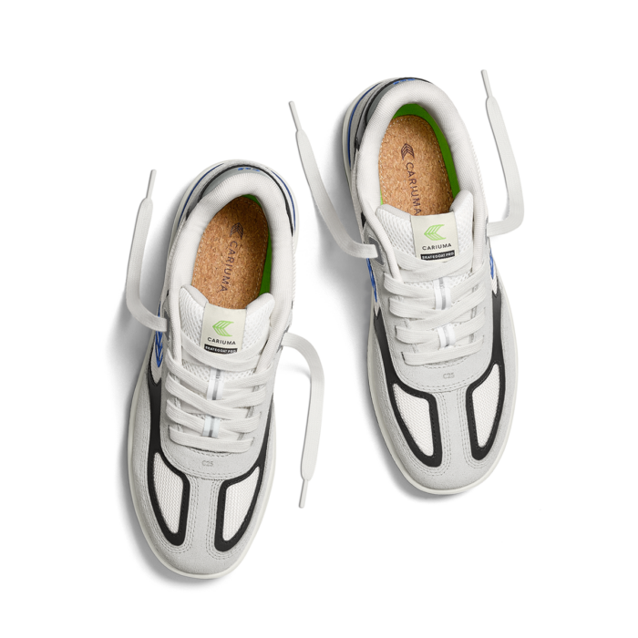 CARIUMA SKATEGOAT C25 PRO SHOES SMOKE WHITE BLUE IVORY - Image 4