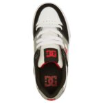 DC YOUTH PURE SHOES WHITE BLACK RED - Image 4