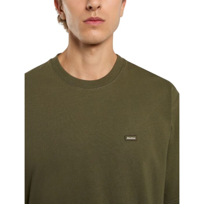 DICKIES CLANCY HEAVYWEIGHT T-SHIRT MILITARY GREEN - Image 4