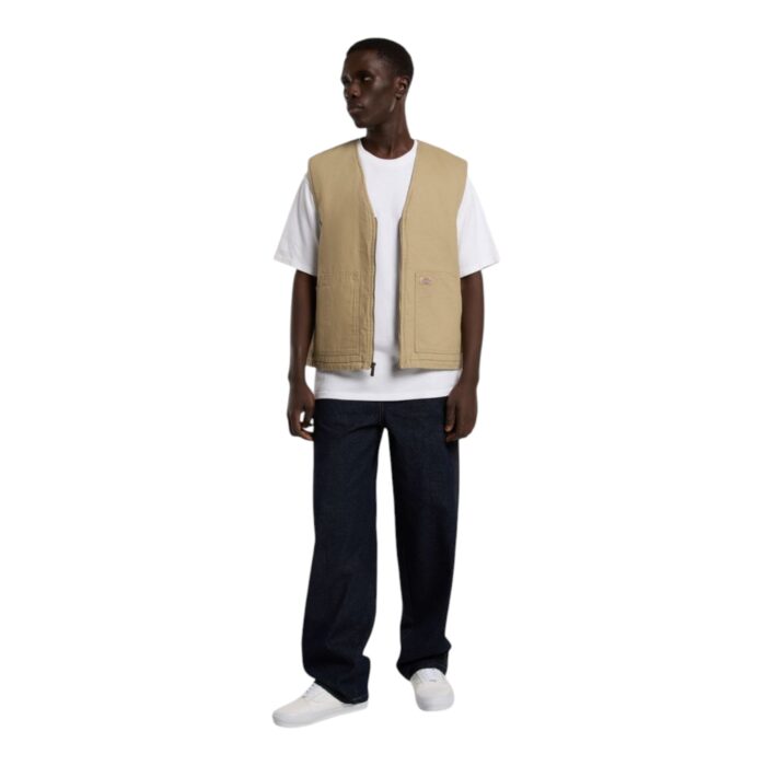 DICKIES DUCK CANVAS SMR VEST DESERT SAND - Image 5