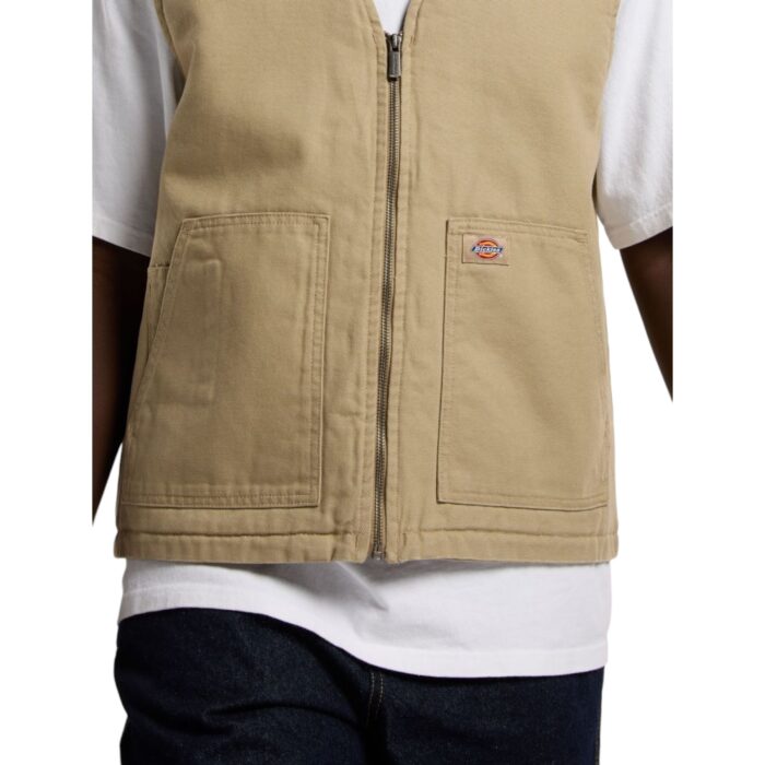 DICKIES DUCK CANVAS SMR VEST DESERT SAND - Image 3