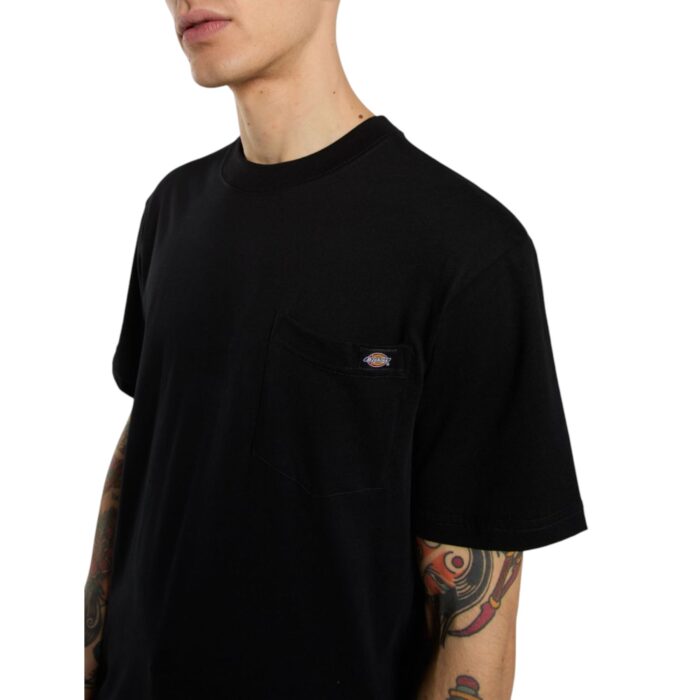 DICKIES HEAVYWEIGHT POCKET T-SHIRT BLACK - Image 3