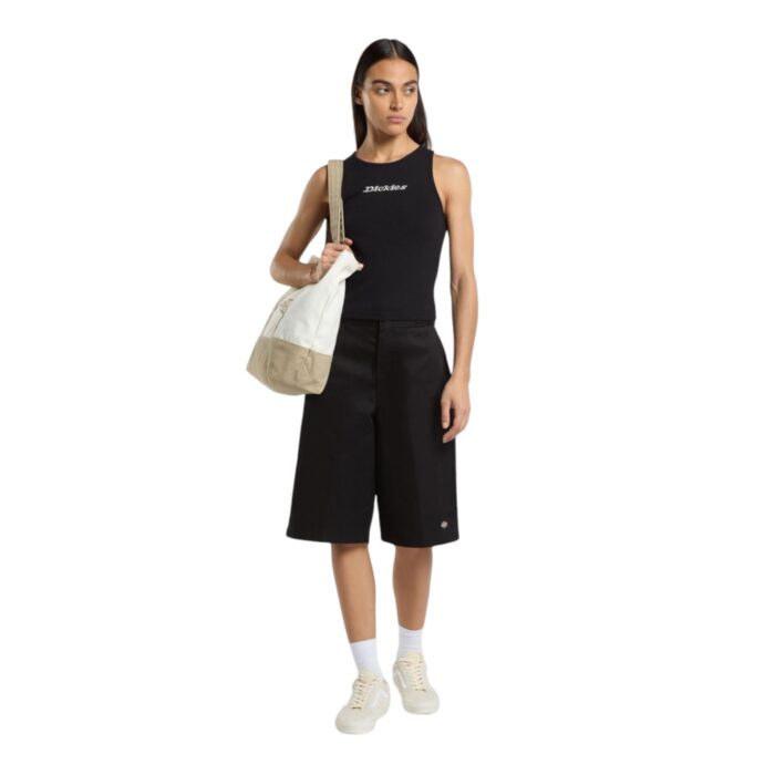 DICKIES RIB WOMEN TANK TOP BLACK - Image 4