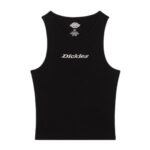 DICKIES RIB WOMEN TANK TOP BLACK - Image 5