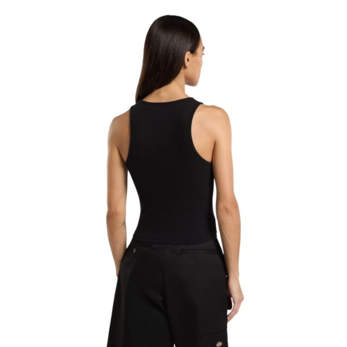 DICKIES RIB WOMEN TANK TOP BLACK - Image 2