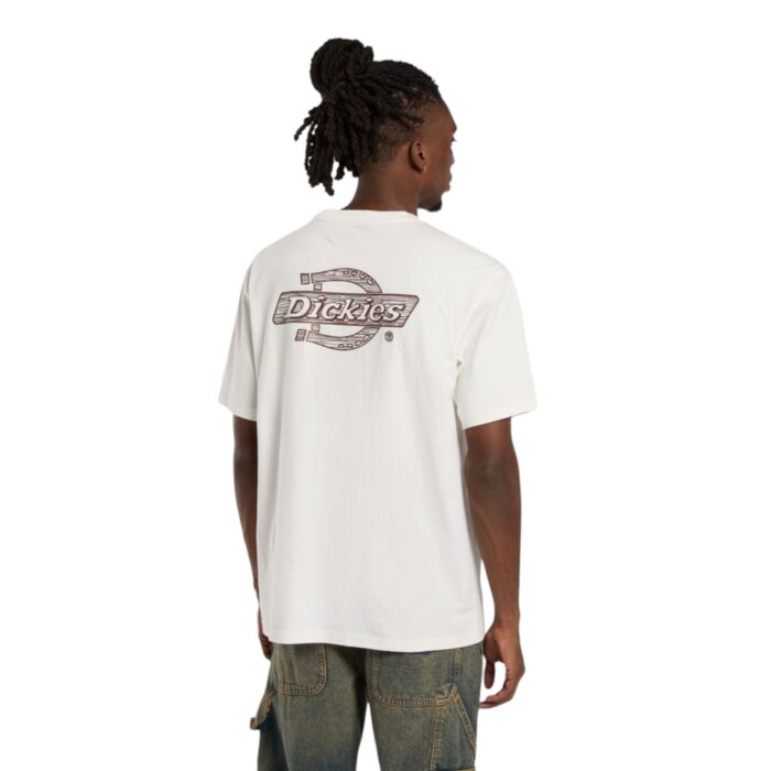 DICKIES WOOD LOGO T-SHIRT BEIGE - Image 2