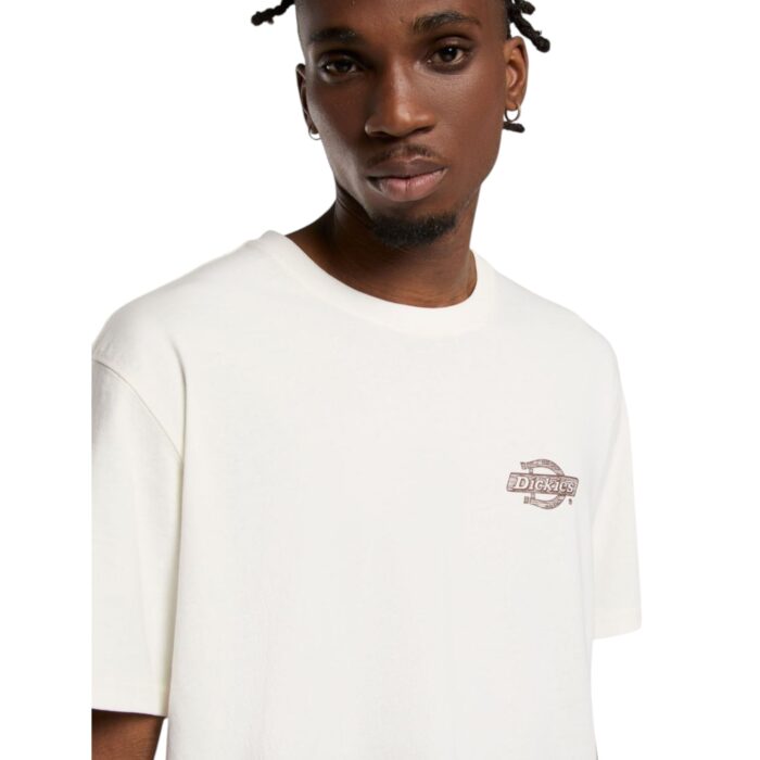 DICKIES WOOD LOGO T-SHIRT BEIGE - Image 3
