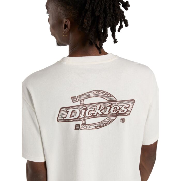 DICKIES WOOD LOGO T-SHIRT BEIGE - Image 6