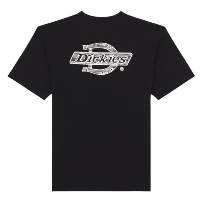 DICKIES WOOD LOGO T-SHIRT BLACK - Image 8