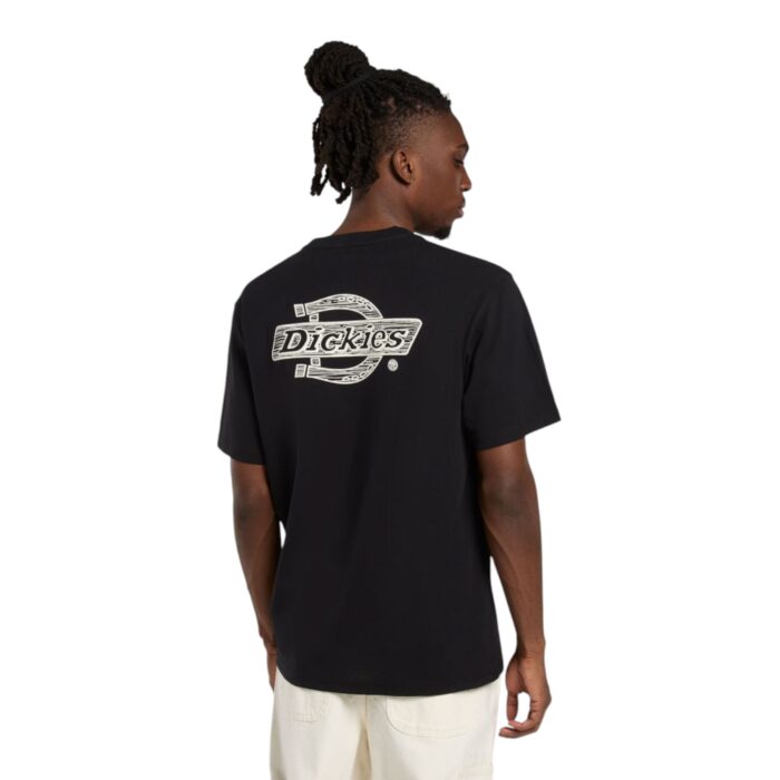 DICKIES WOOD LOGO T-SHIRT BLACK - Image 2
