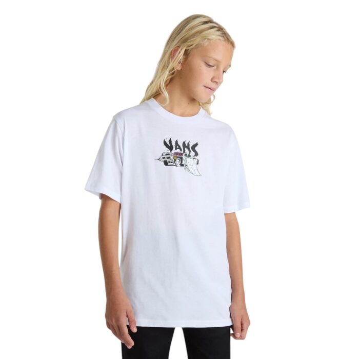 VANS BOYS COPOUT T-SHIRT WHITE - Image 3