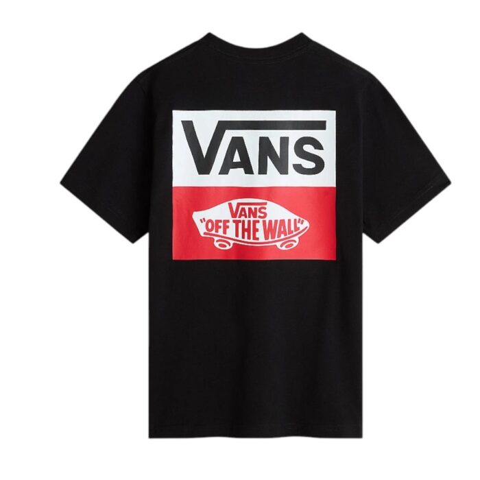 VANS BOYS OG LOGO T-SHIRT BLACK - Image 2