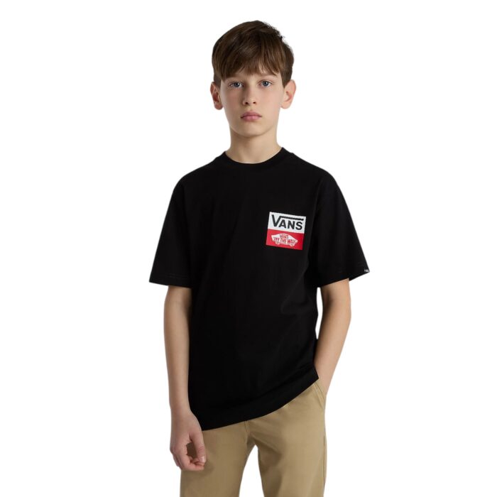 VANS BOYS OG LOGO T-SHIRT BLACK - Image 4