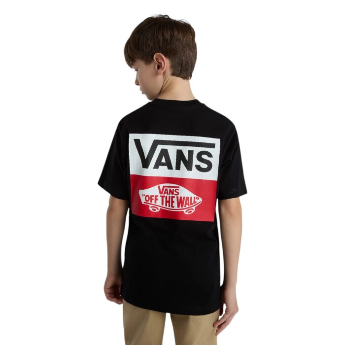 VANS BOYS OG LOGO T-SHIRT BLACK - Image 5
