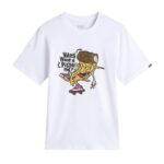VANS BOYS PIZZA ME T-SHIRT WHITE