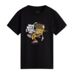 VANS BOYS PIZZA ME T-SHIRT BLACK