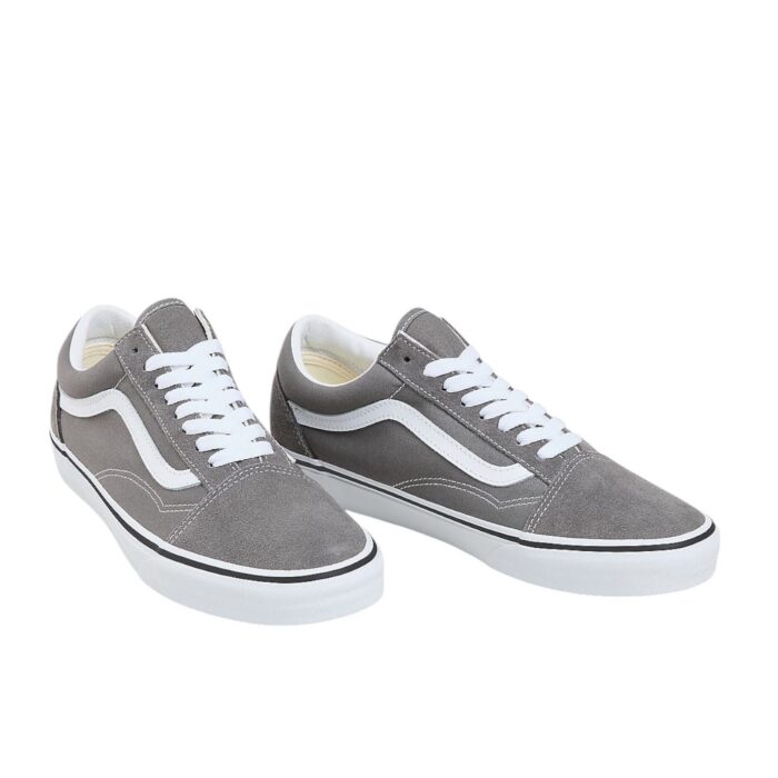 VANS OLD SKOOL SHOES PEWTER WHITE - Image 2