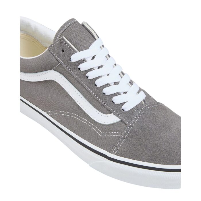 VANS OLD SKOOL SHOES PEWTER WHITE - Image 4