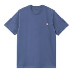 CARHARTT WIP AMERICAN SCRIPT T-SHIRT BLUE IRIS