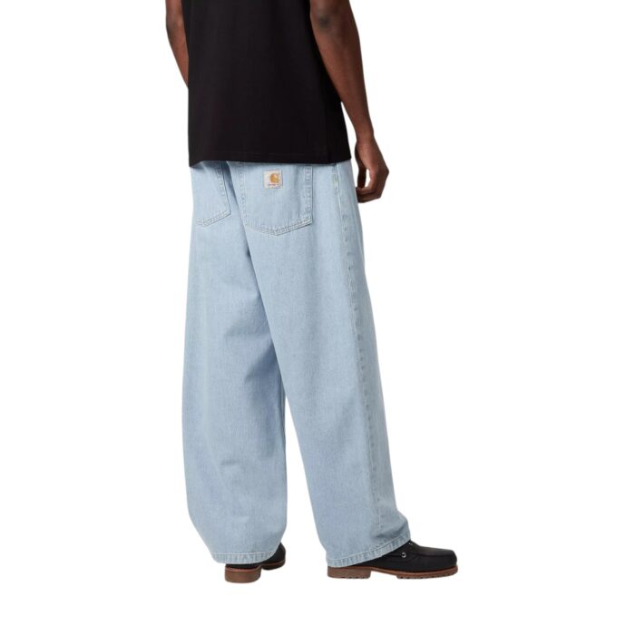 CARHARTT WIP BRANDON PANT BLUE HEAVY STONE BLEACHED - Image 2