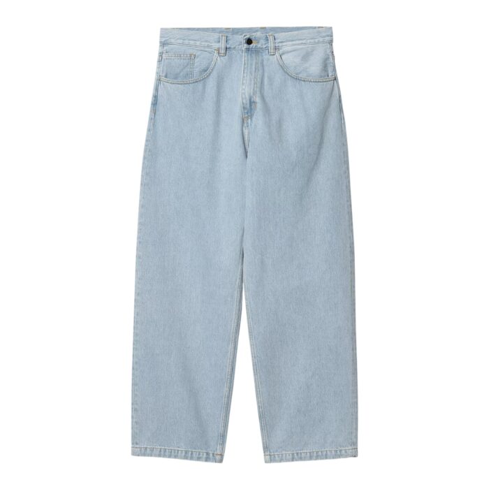 CARHARTT WIP BRANDON PANT BLUE HEAVY STONE BLEACHED - Image 4