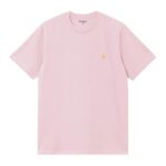 CARHARTT WIP CHASE T-SHIRT AIR PINK GOLD