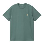 CARHARTT WIP CHASE T-SHIRT SILVER PINE GOLD